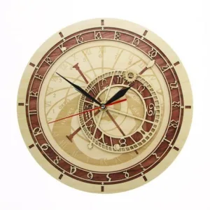 Horloge Bois Astronomique