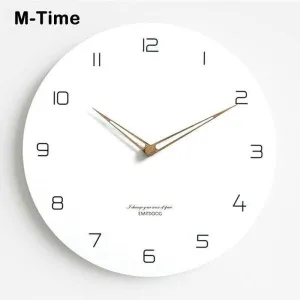 Horloge Bois Blanchi