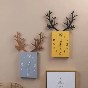 Horloge Bois Cerf