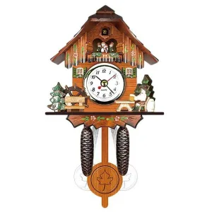 Horloge Bois Coucou Design