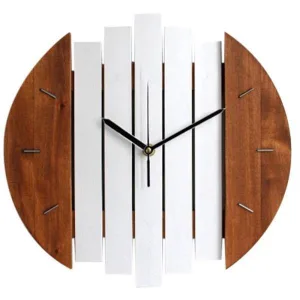 Horloge Bois Déconstruite