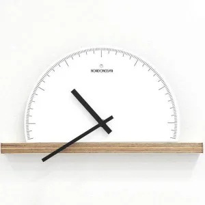 Horloge Bois Demi