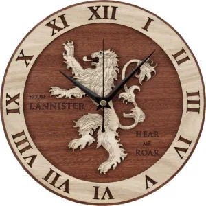 Horloge Bois Games Of Thrones