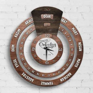Horloge Bois Mayas