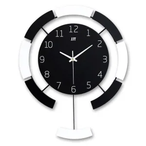 Horloge Bois Noir et Blanche