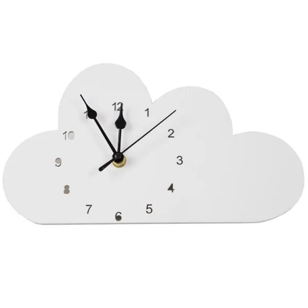 Horloge Bois Nuage
