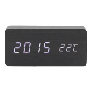 Horloge Bois Numérique