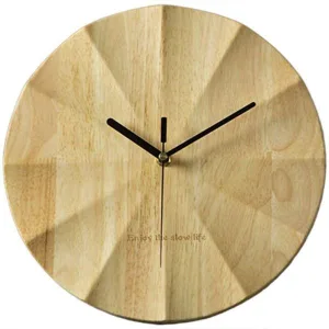 Horloge Bois Part de Pizza