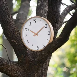 Horloge Bois Rondelle