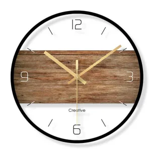 Horloge Bois Scandinave