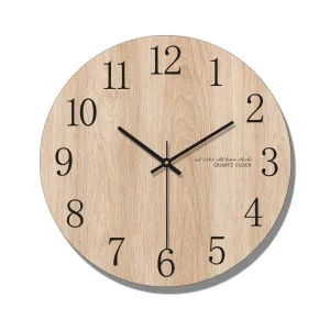 Horloge Bois Simple