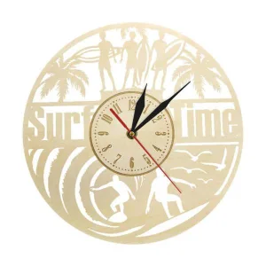 Horloge Bois Surf