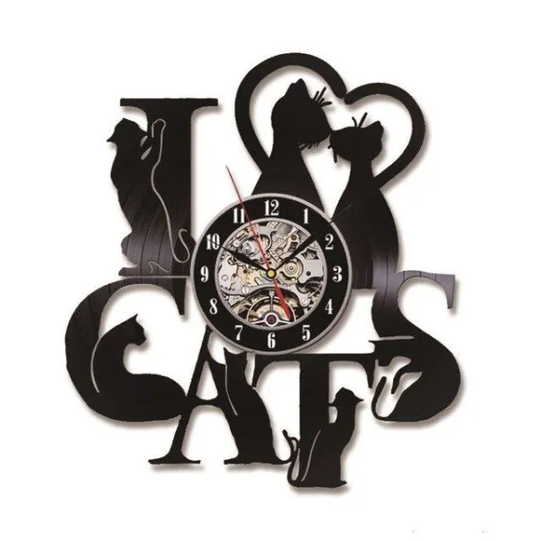 Horloge Chat Noir