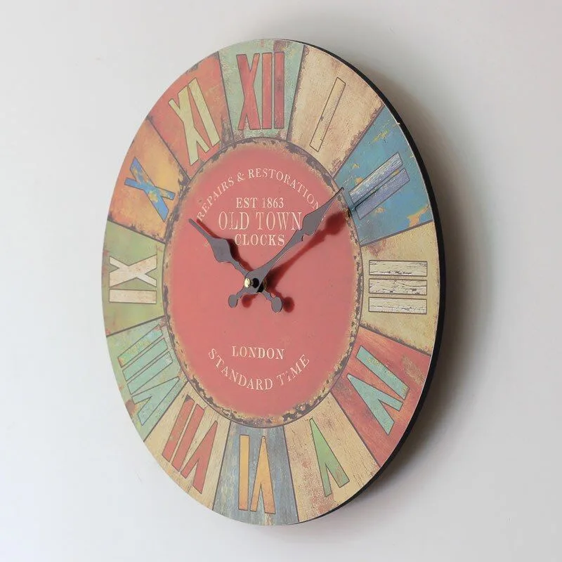 horloge décorative style vintage