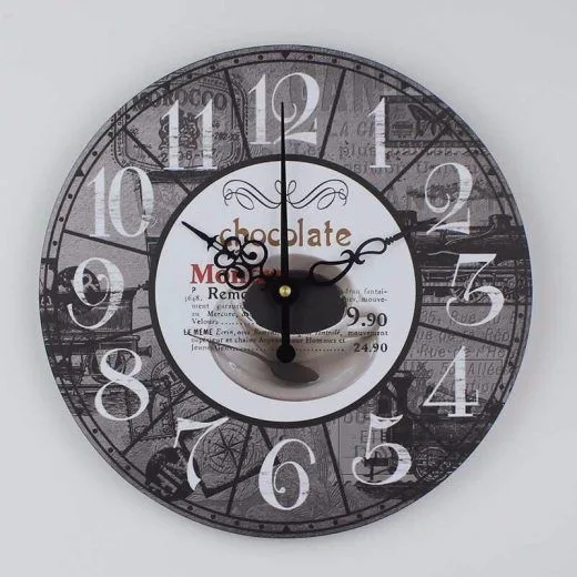 horloge décorative vintage café