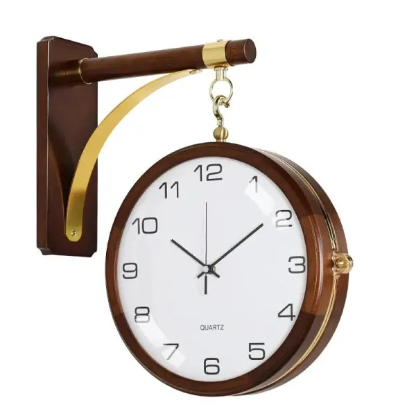 Horloge Double Face Décoration De Salon