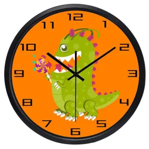 Horloge enfant orange