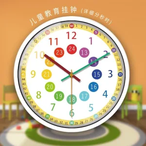 Horloge enfant pédagogique