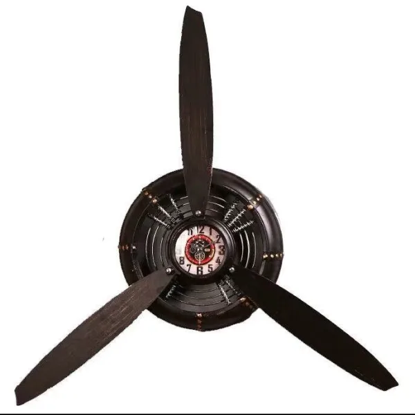 Horloge Industrielle Avion Rétro