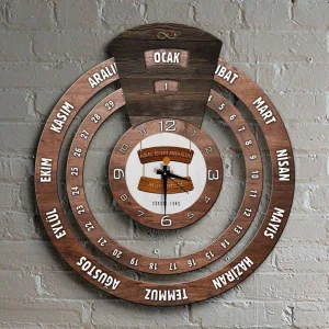 Horloge Industrielle Calendrier Maya