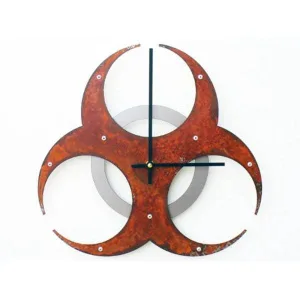 Horloge Industrielle Croissant de Lune