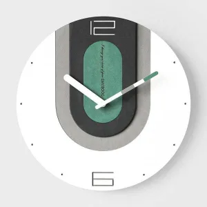 Horloge Industrielle Design Coloré