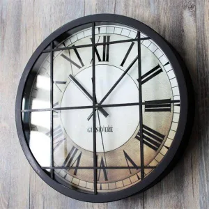 Horloge Industrielle Fer