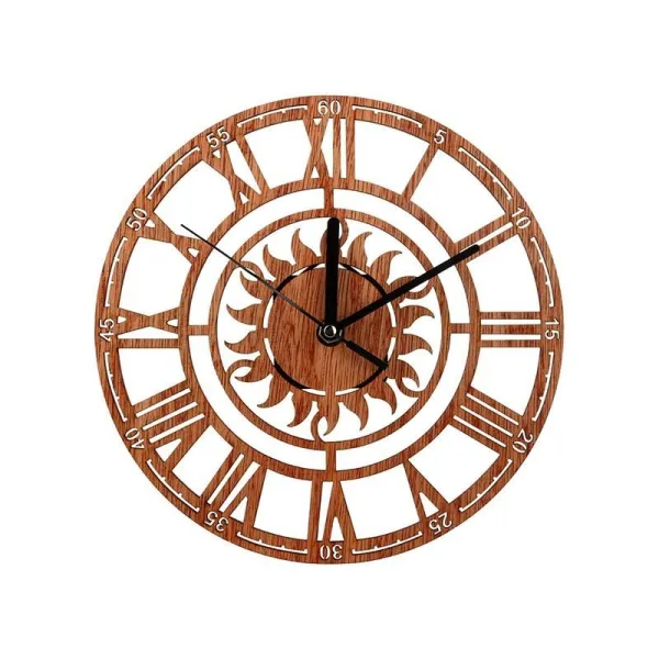 Horloge Industrielle Soleil