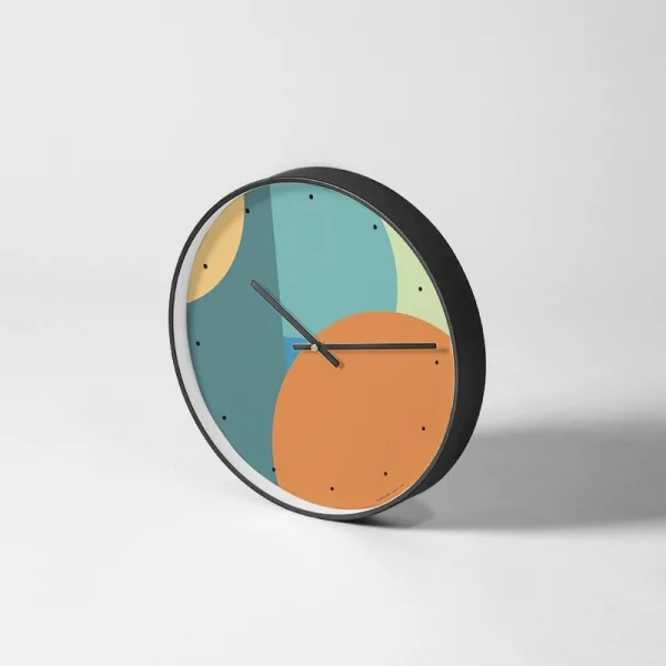 Horloge Industrielle Tache de Peinture
