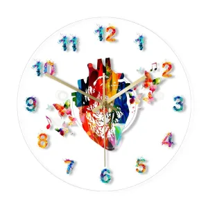 Horloge led acrylique