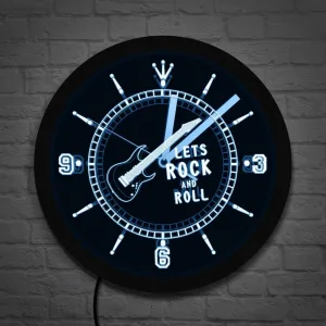horloge led rock n roll