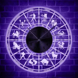 horloge led zodiaque