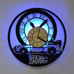 horloge lumineuse retour vers le futur