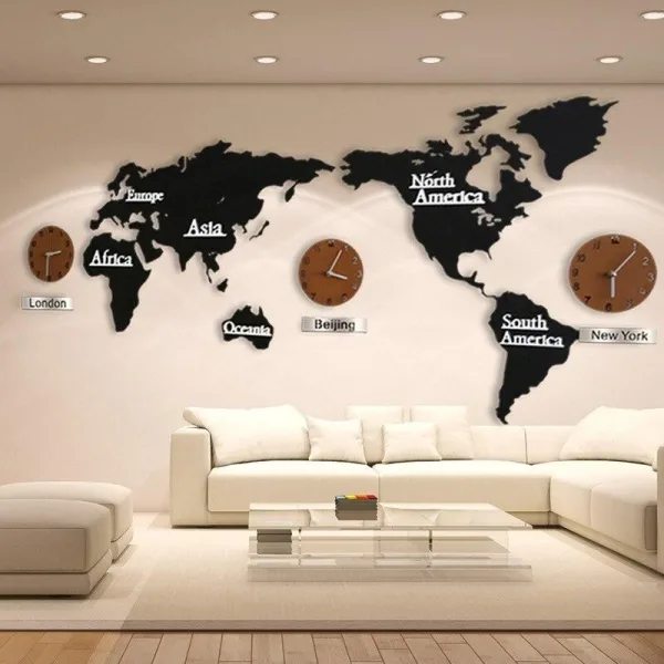 Horloge Mappemonde à Poser