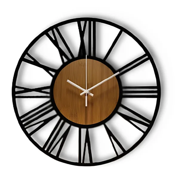 Horloge Murale Bois Scandinave