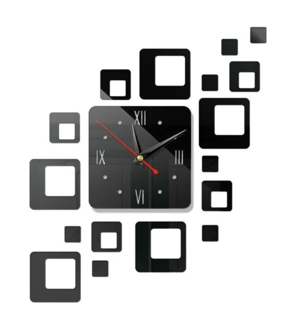 Horloge Murale Design Carrée