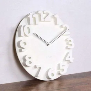 Horloge Murale Design Chiffres 3D
