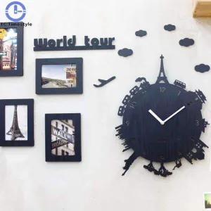 Horloge Murale Design Tour Du Monde