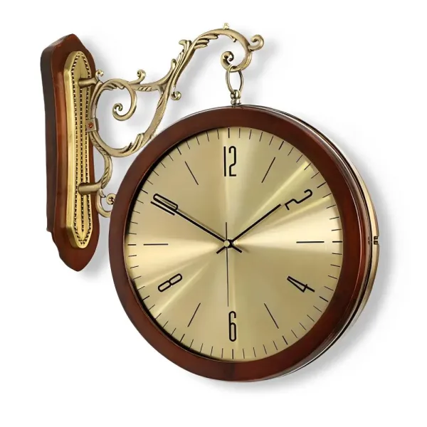 Horloge Murale Double Face Vintage