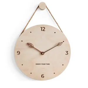 Horloge Murale en Bois de Bouleau