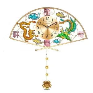 Horloge Murale Géante Dragon