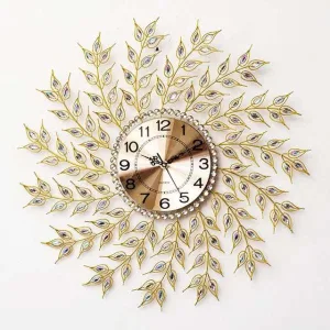 Horloge Murale Géante Feuillage
