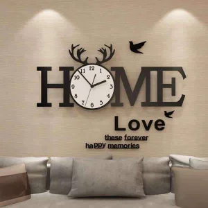 Horloge Murale Géante Home