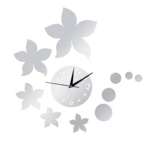 Horloge Murale Géante Petites Fleurs