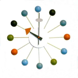 Horloge Murale Géante Points Colorés