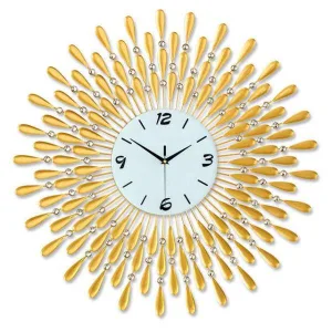 Horloge Murale Géante Rayons de Soleil