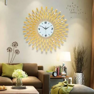 Horloge Murale Géante Rayons Solaires