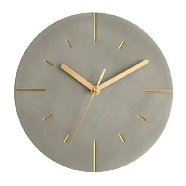 Horloge Murale Imitation Ciment