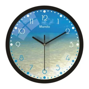 horloge murale lumineuse led