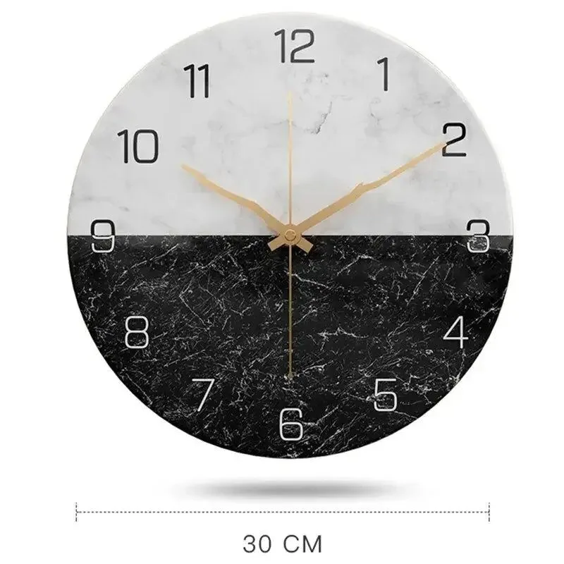 horloge murale minimaliste nordique